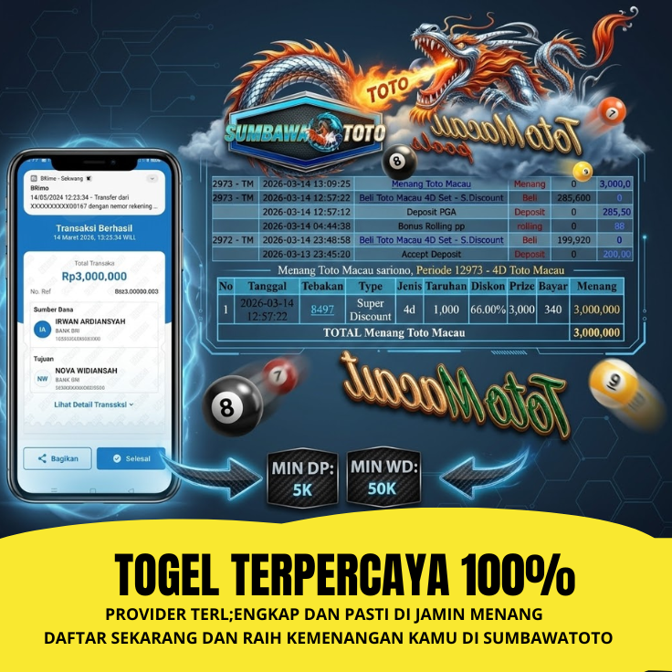 🔥 BUKTI JP PAUS 4D 🔥